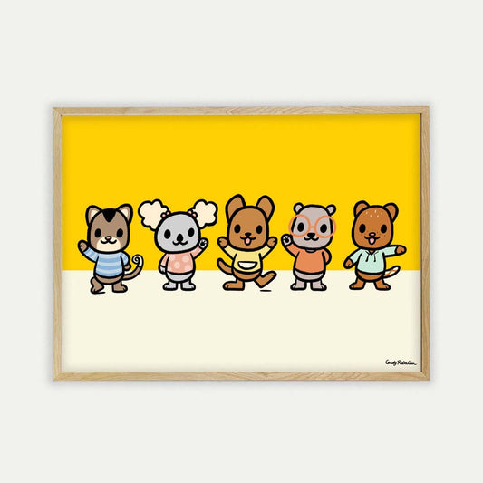 Roobee Roo: Bold Character Art for Stylish Kids' Rooms