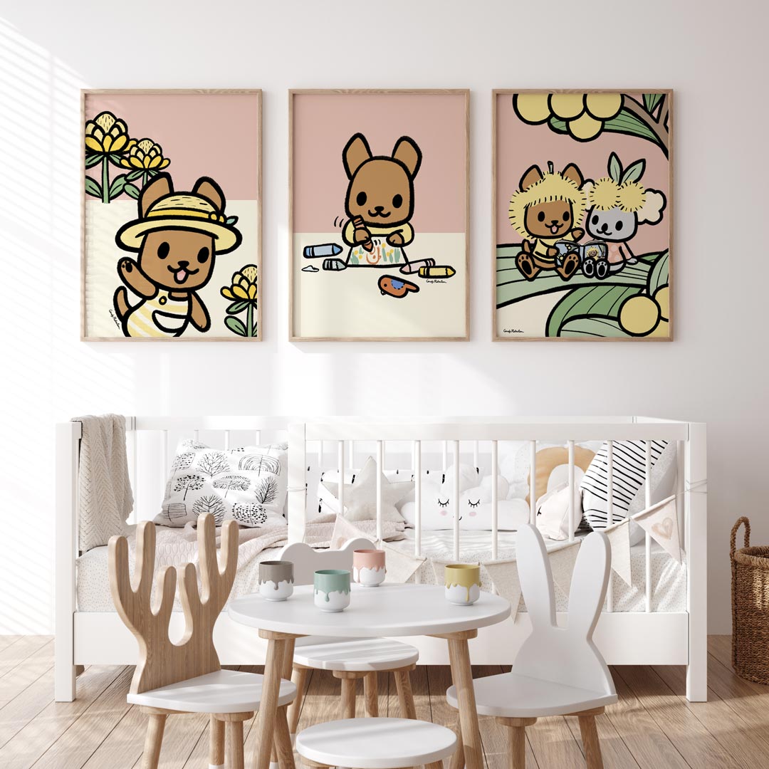 Pink Kids Room - Set of 3 | Gives 15+ Meals