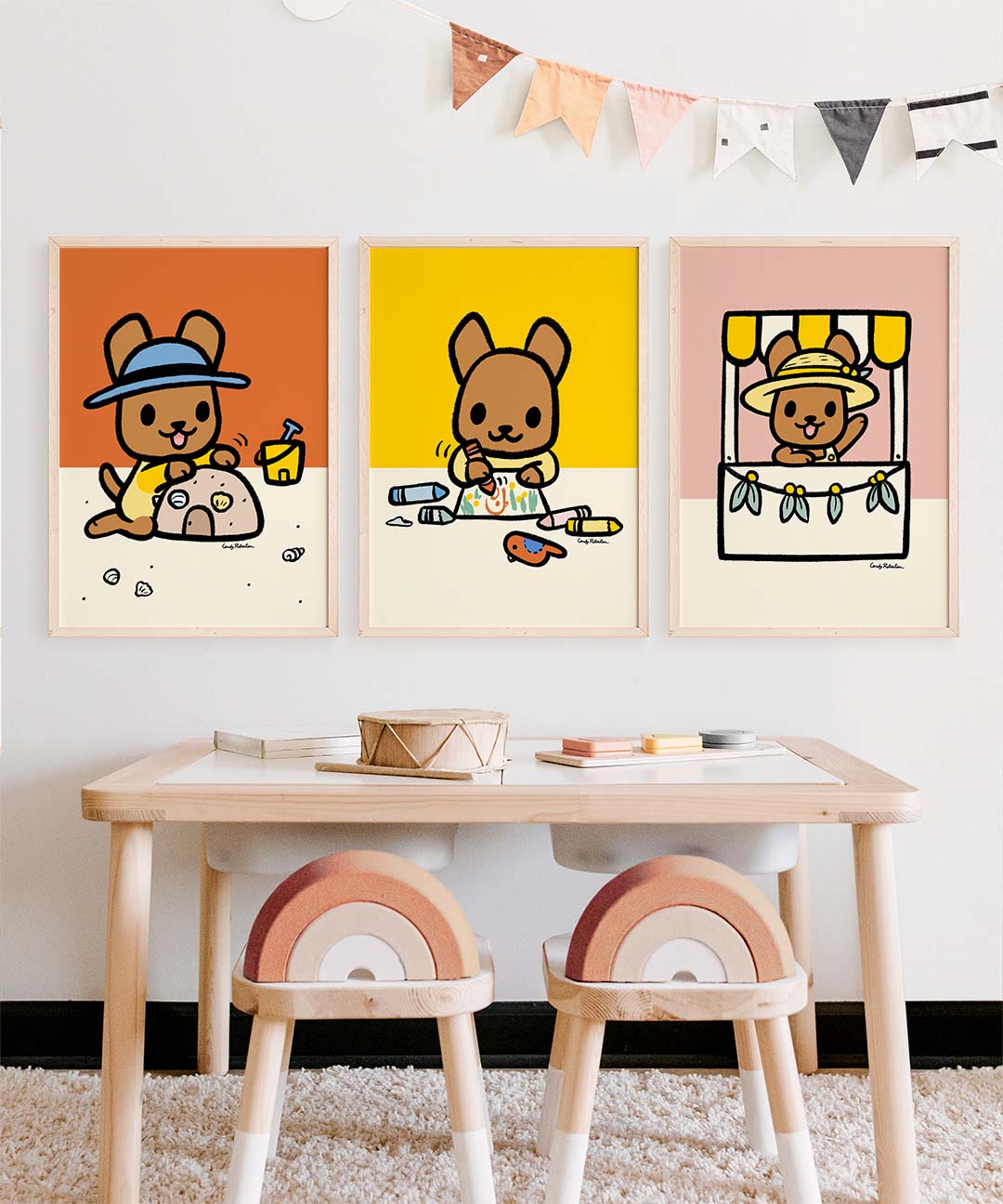 Roobee Roo: Chic Character Art for Children's Spaces - With a Pop Art Flair