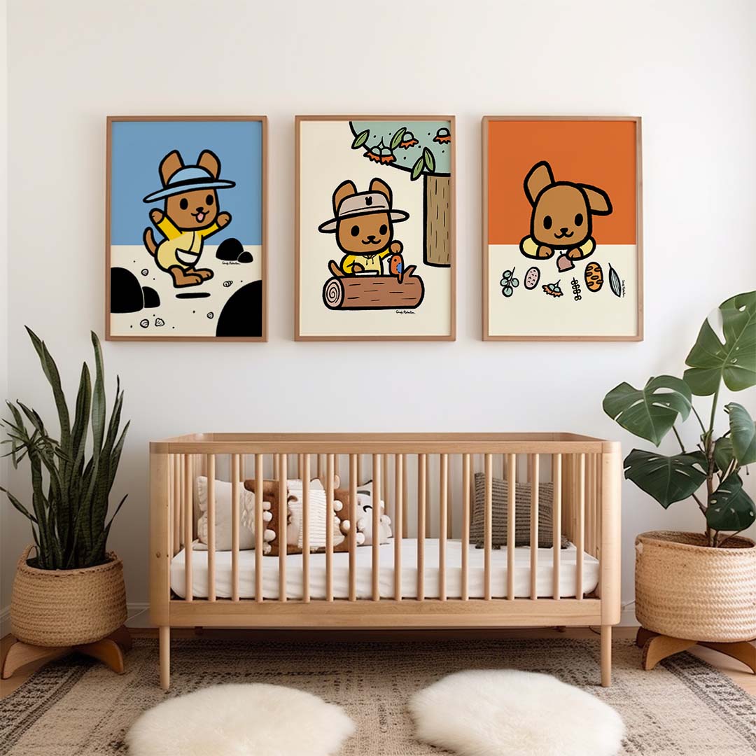 Roobee Roo's Character: Contemporary Home Decor for Kids - A Nod to KAWS