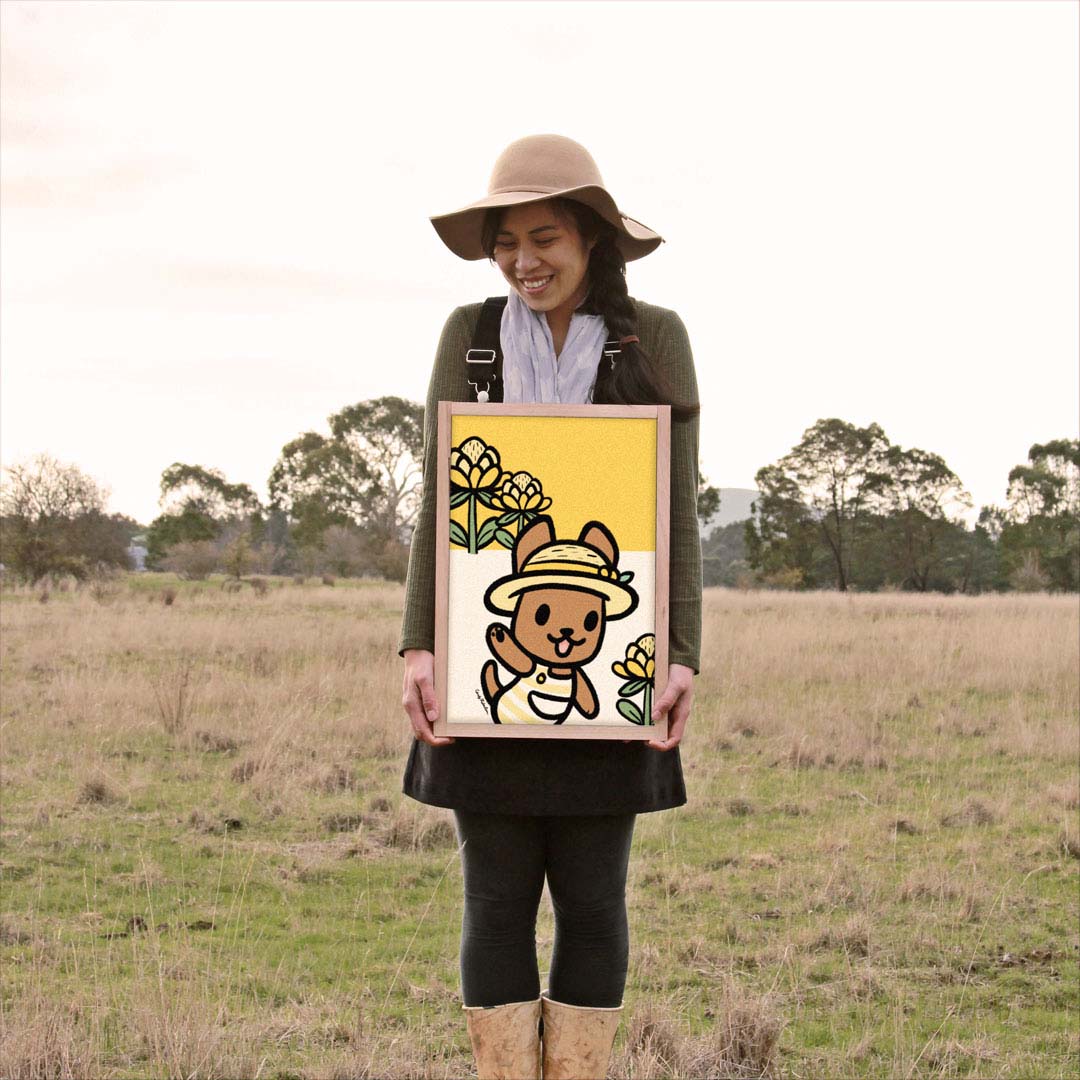Contemporary Character Art by Roobee Roo for Kids - Inspired by Pop Art