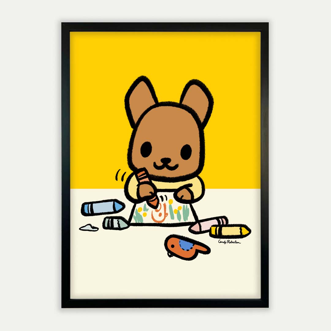 Roobee Roo's Character: A Splash of Colour for Kids' Rooms with a Pop Art Twist