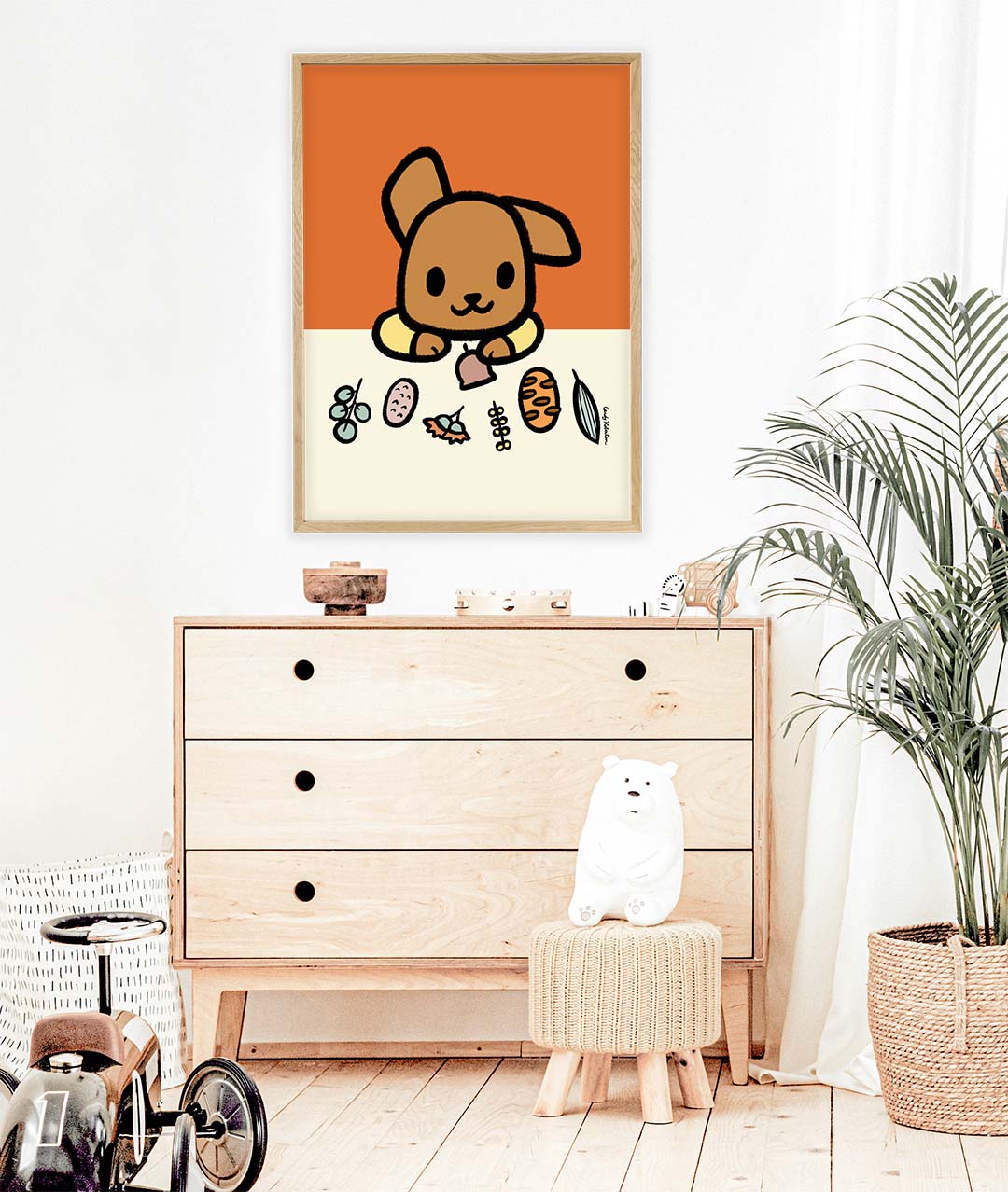 Roobee Roo: Bold Character Art for Stylish Kids' Rooms with a Pop Art Vibe