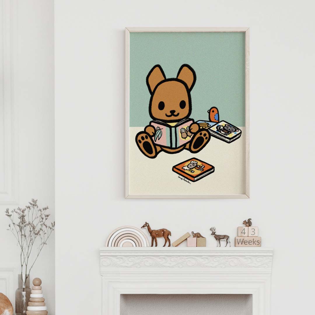 Room Decor Inspiration: Contemporary Character Wall Art by Roobee Roo