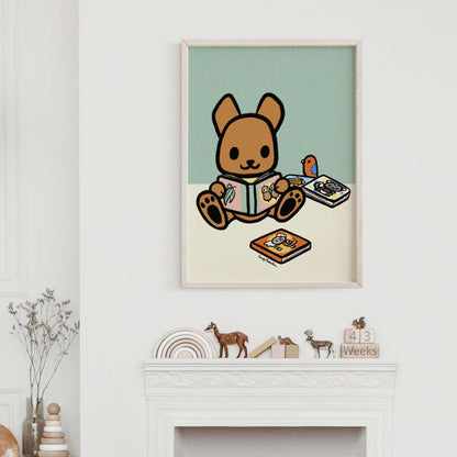 Room Decor Inspiration: Contemporary Character Wall Art by Roobee Roo
