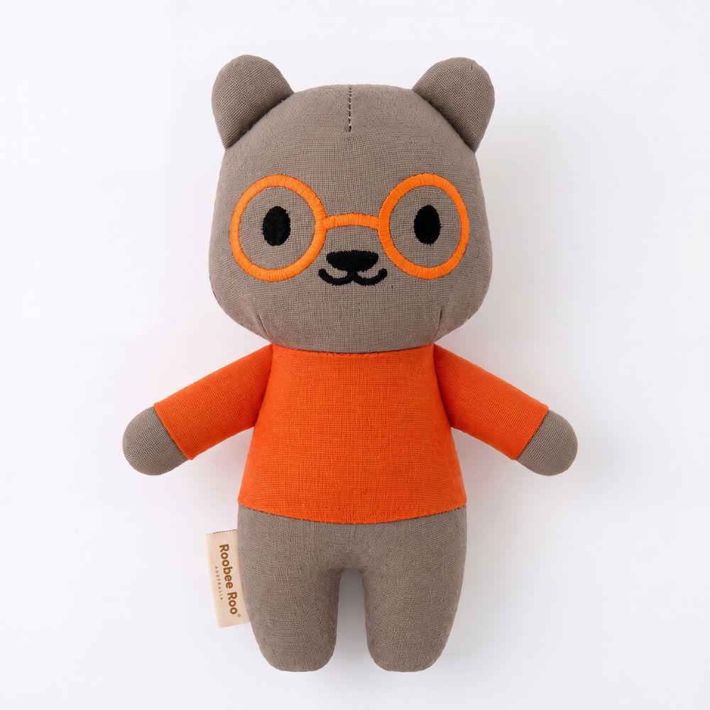 Wes Wombat linen doll